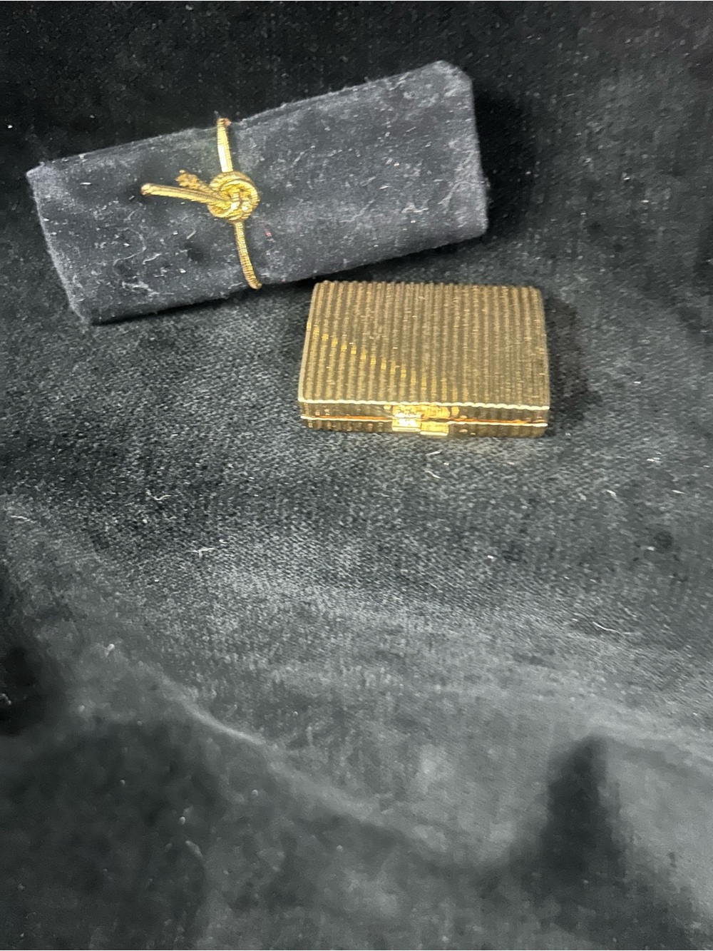 Rare Tom Ford Estée Lauder Gold Refillable Compact w/ Pouch 2005